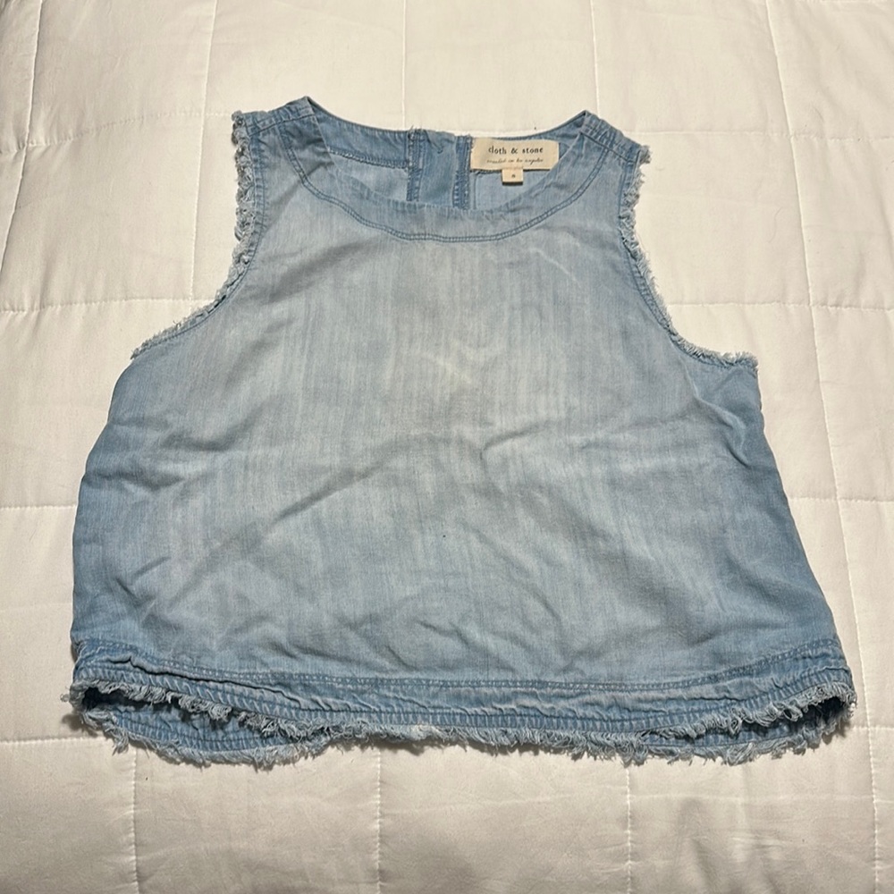 Cloth & Stone Blue Shirt